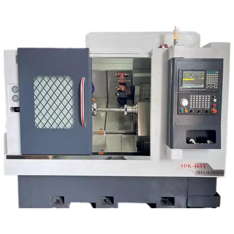 Binakako bikoitza dorre bikoitzeko CNC makina-erreminta